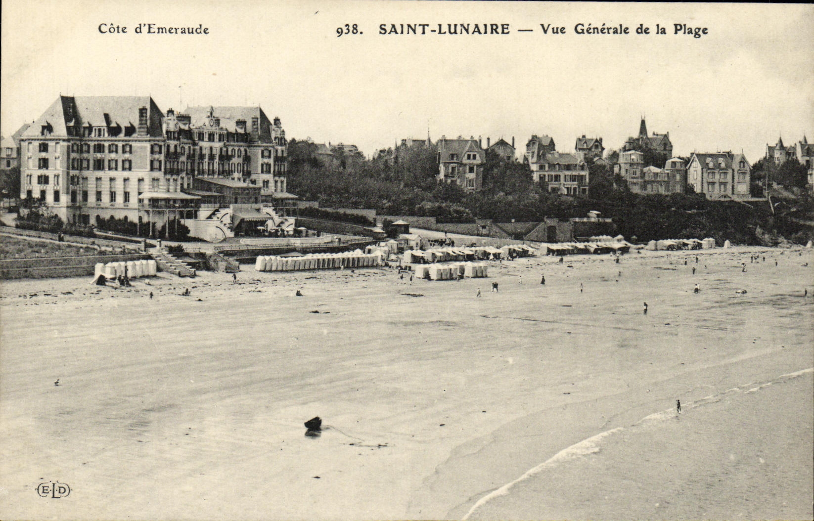 CPA Saint Lunaire Vue Generale de la Plage 