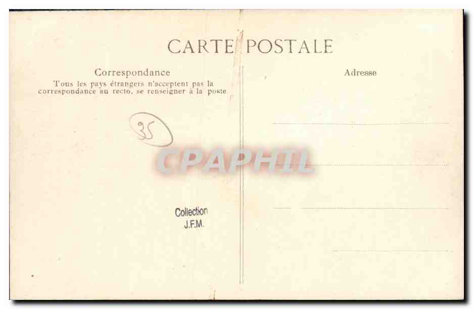 CPA Saint Lunaire Vue Generale de la Plage  — Verso