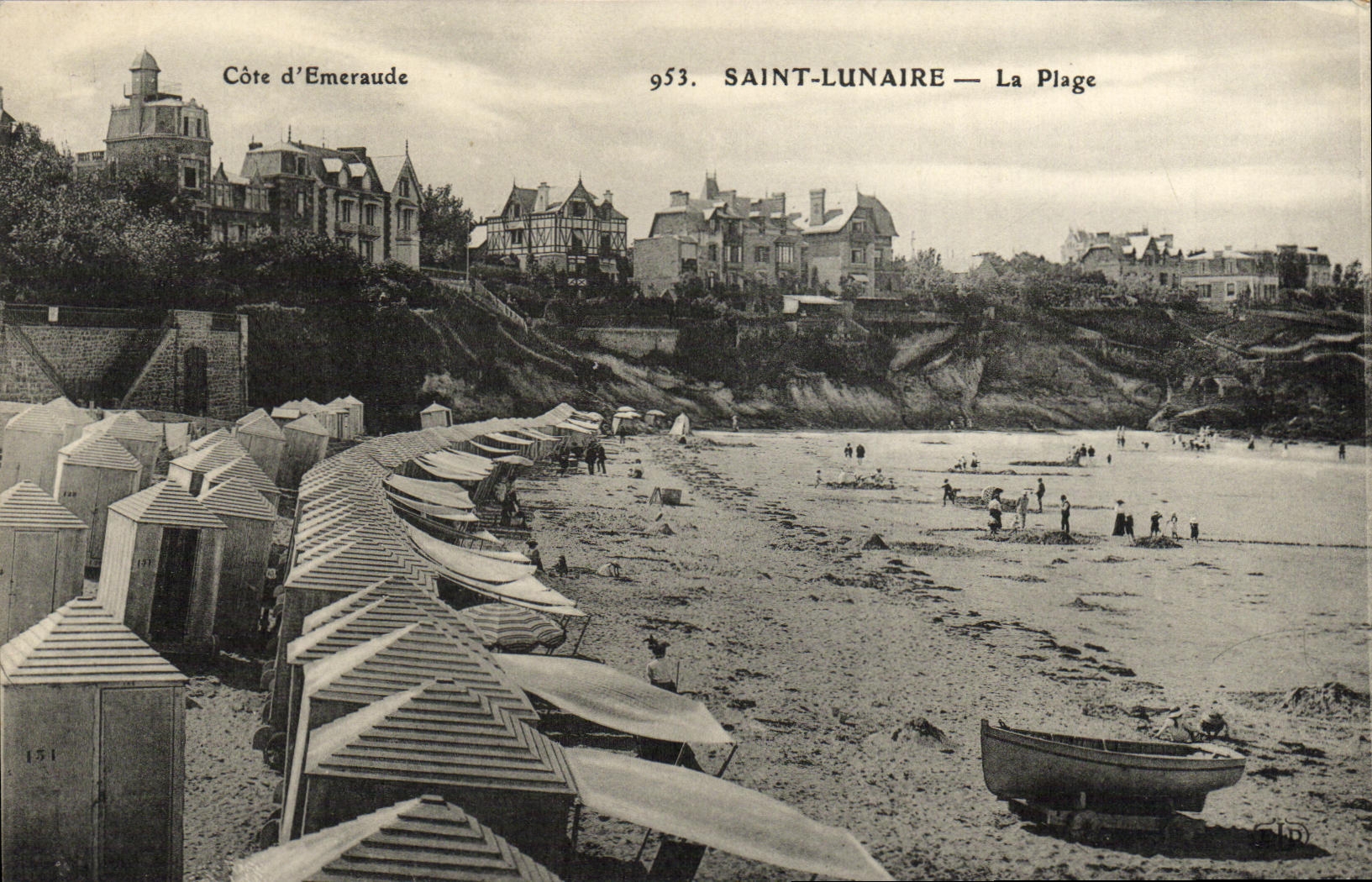 Saint-Lunaire — La Plage — Côte d'Émeraude — n°953