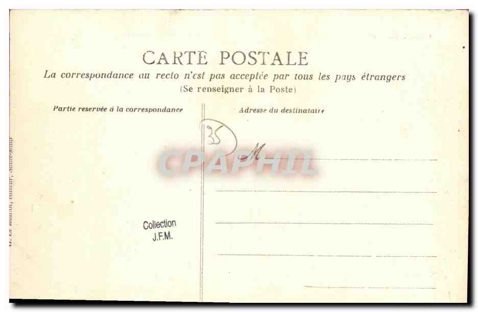CPA Saint Lunaire La vieille Eglise — Verso