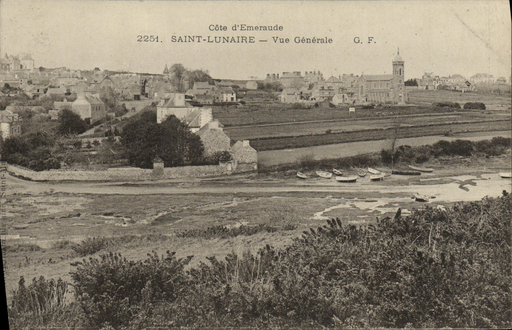 Saint-Lunaire — Vue Générale — Côte d'Emeraude — G.F. 2251