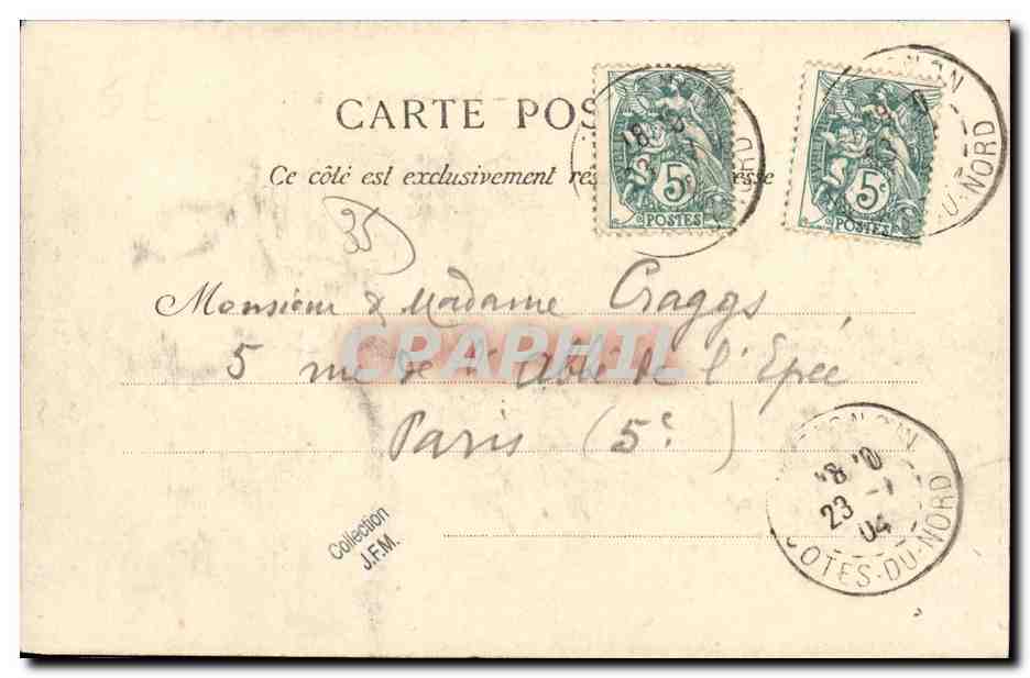 Saint-Lunaire — Vue Générale — Côte d'Emeraude — G.F. 2251 — Rückseite
