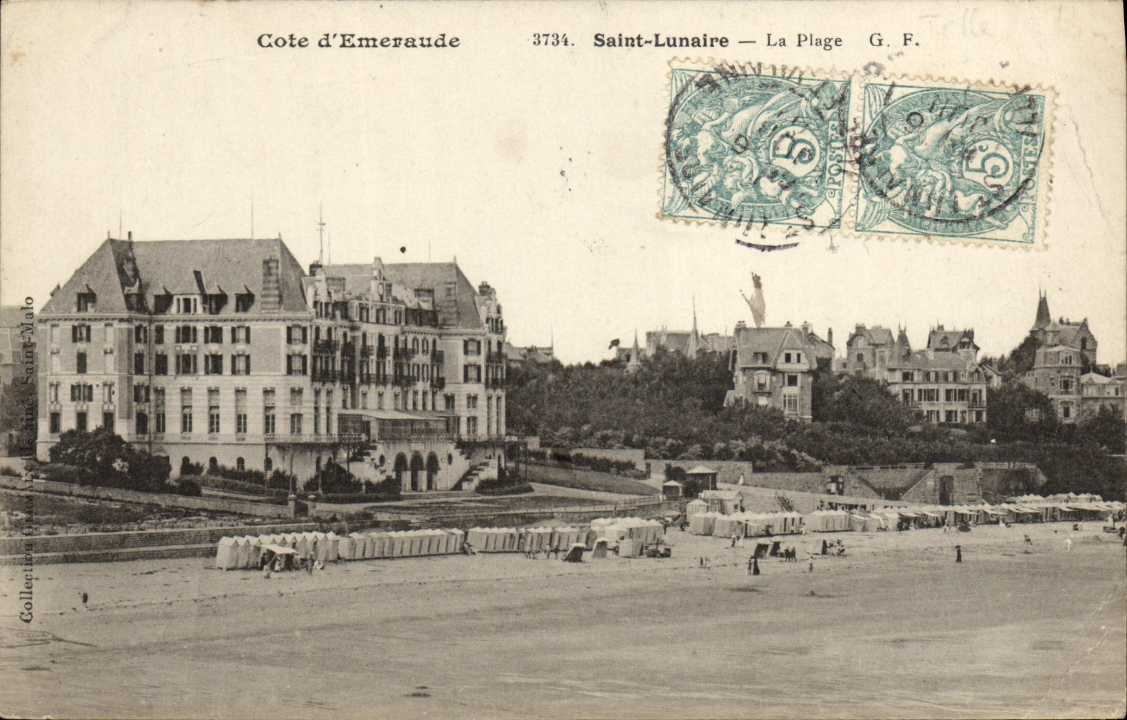 Saint-Lunaire — La Plage — G.F. — n°3734