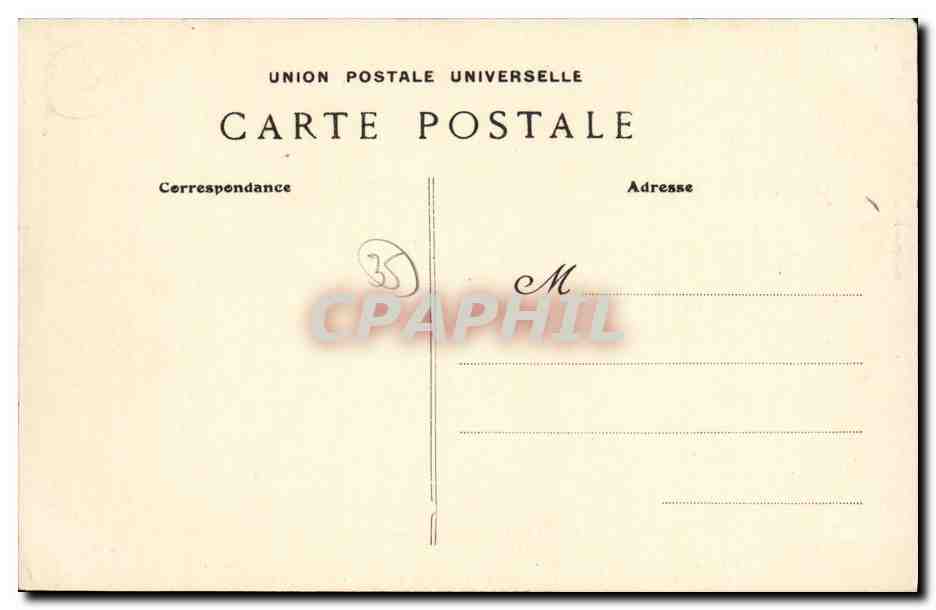 CPA Saint Lunaire La Plage et le Grand Hotel — Verso