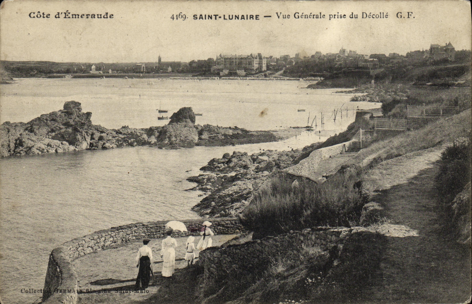 Saint-Lunaire — Vue Générale prise du Décollé G.F. — Côte d'Émeraude