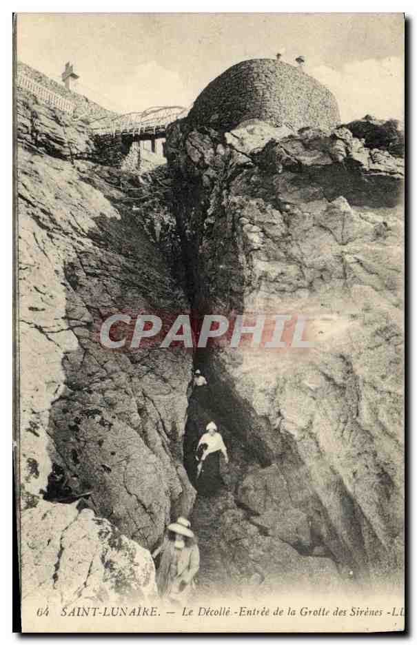 Saint-Lunaire — Le Décollé - Entrée de la Grotte des Sirènes — éditeur L.L. n°64