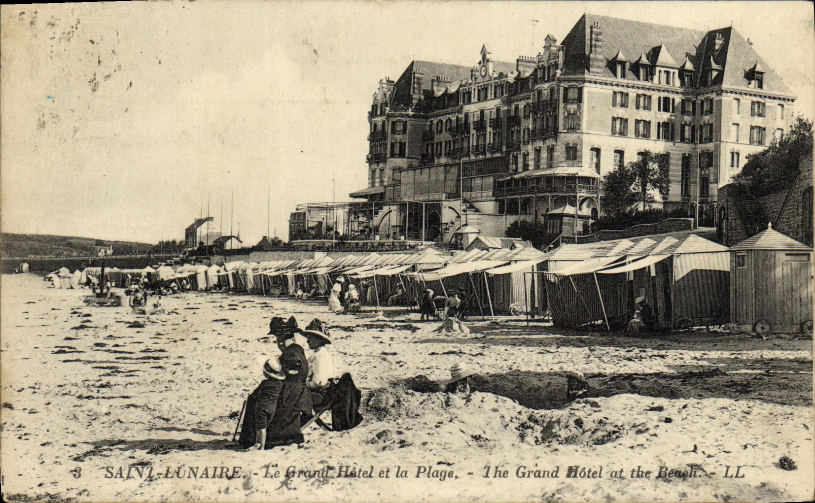 Saint-Lunaire - Le Grand Hôtel et la Plage - LL