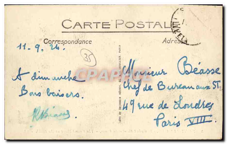 Saint-Lunaire - Le Grand Hôtel et la Plage - LL — Verso