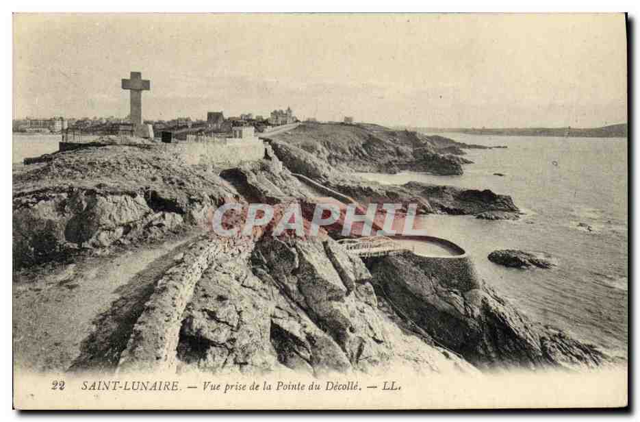 Saint-Lunaire — Vue prise de la Pointe du Décollé — LL.