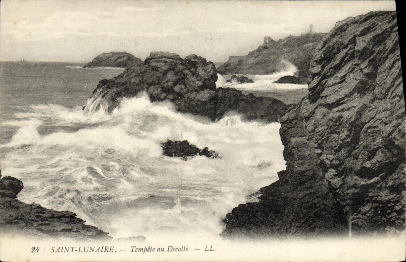 Saint-Lunaire — Tempête au Décollé — LL. n°24