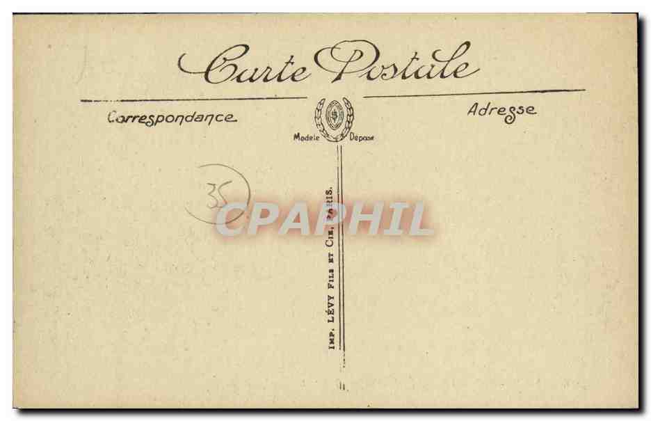 Saint-Lunaire — Le Décollé — Le "Decolle" — LL — n°43 — Verso