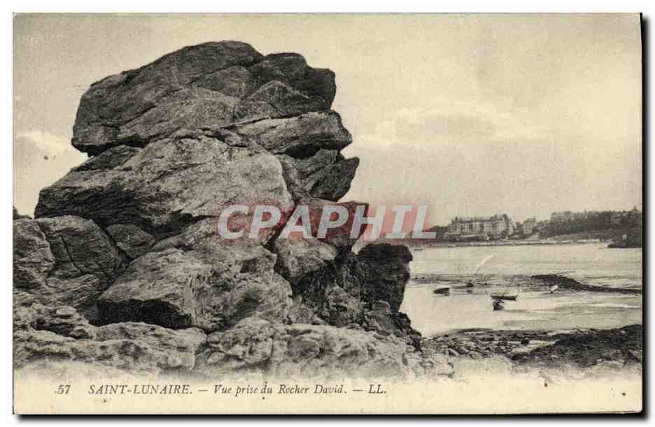 Saint-Lunaire — Vista tomada desde el Rocher David — LL. n°57
