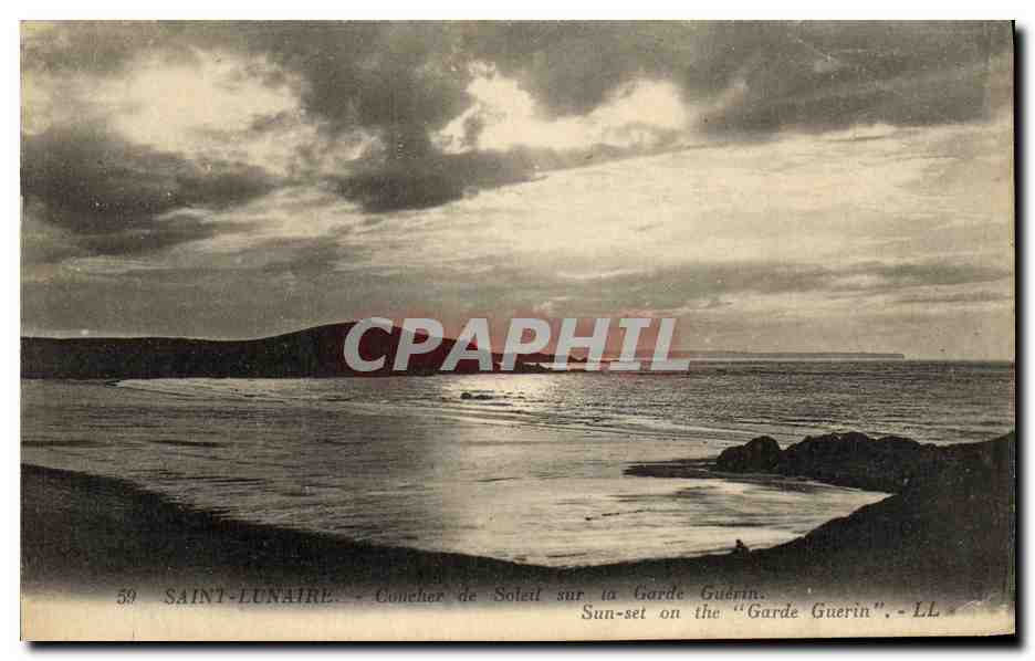 Saint-Lunaire — Coucher de Soleil sur la Garde Guérin — LL