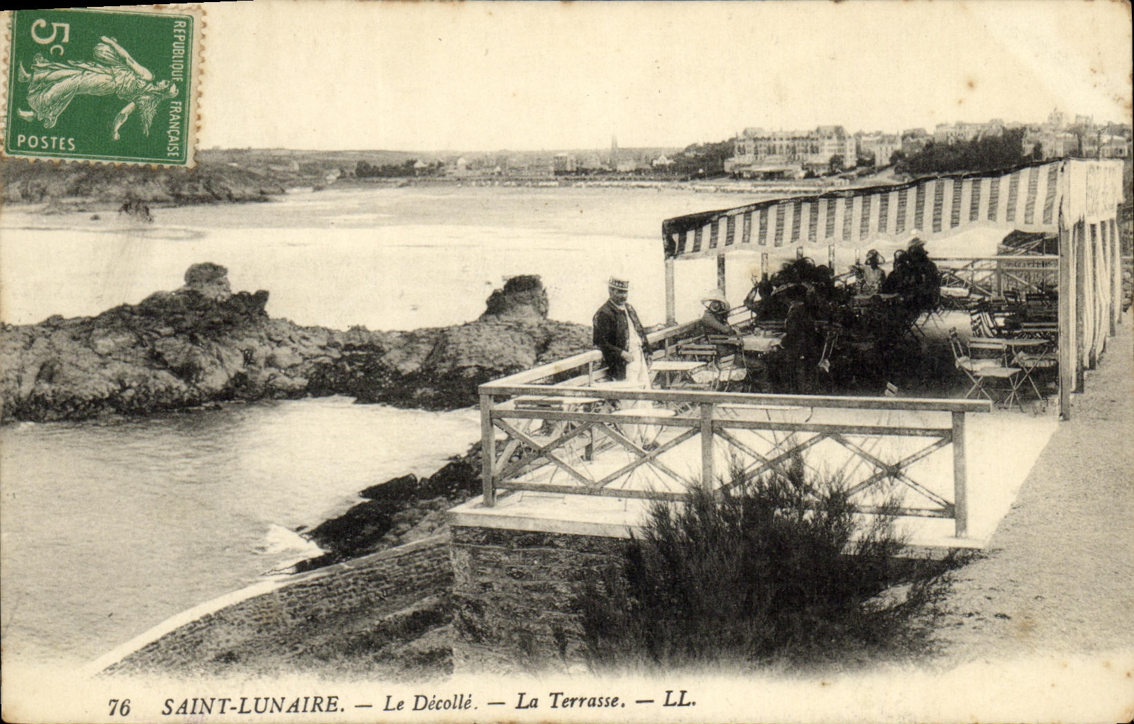 Saint-Lunaire — Le Décollé — La Terrasse — LL. — n°76