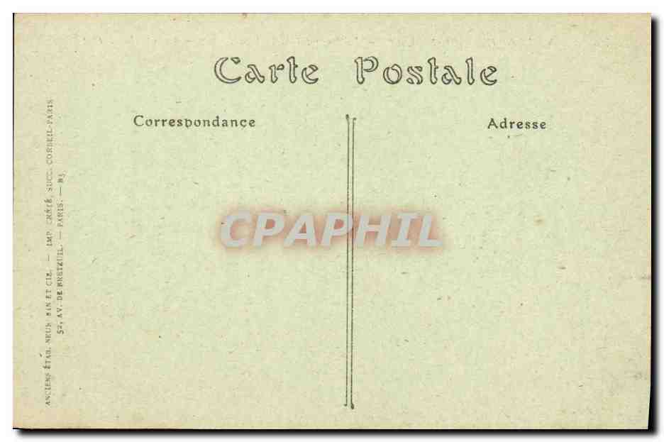 CPA Saint Lunaire Le Grand Hotel et la Plage — Verso