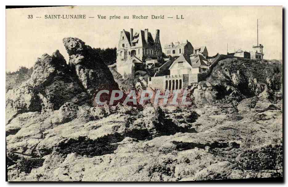 Saint-Lunaire — Vue prise au Rocher David — LL