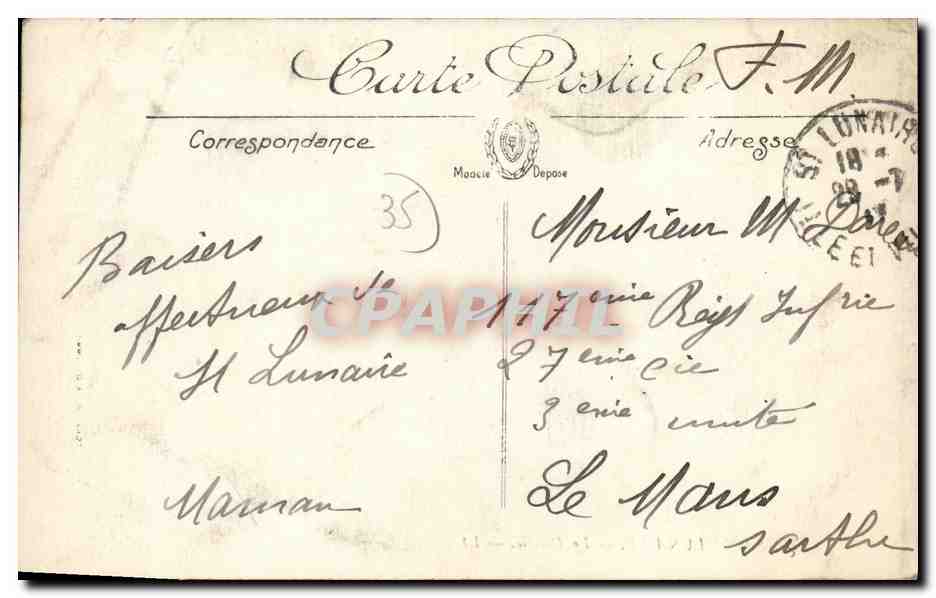 Saint-Lunaire — Le Décolle — LL. — n°17 — Reverso