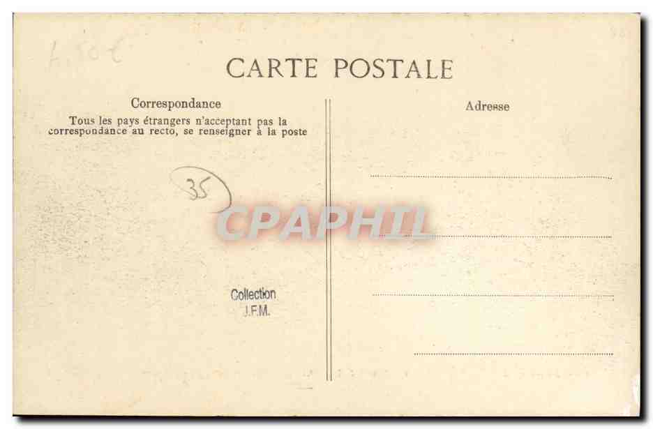 CPA Saint Lunaire La Vieille Eglise — Verso