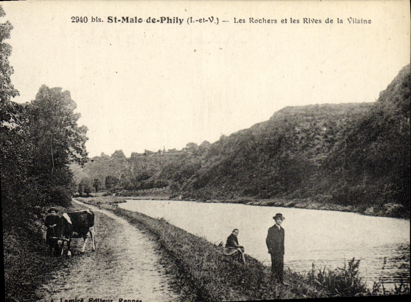 Les Rochers et les Rives de la Vilaine — St-Malo-de-Phily (Il-et-V.) — Lamiré Éditeur Rennes