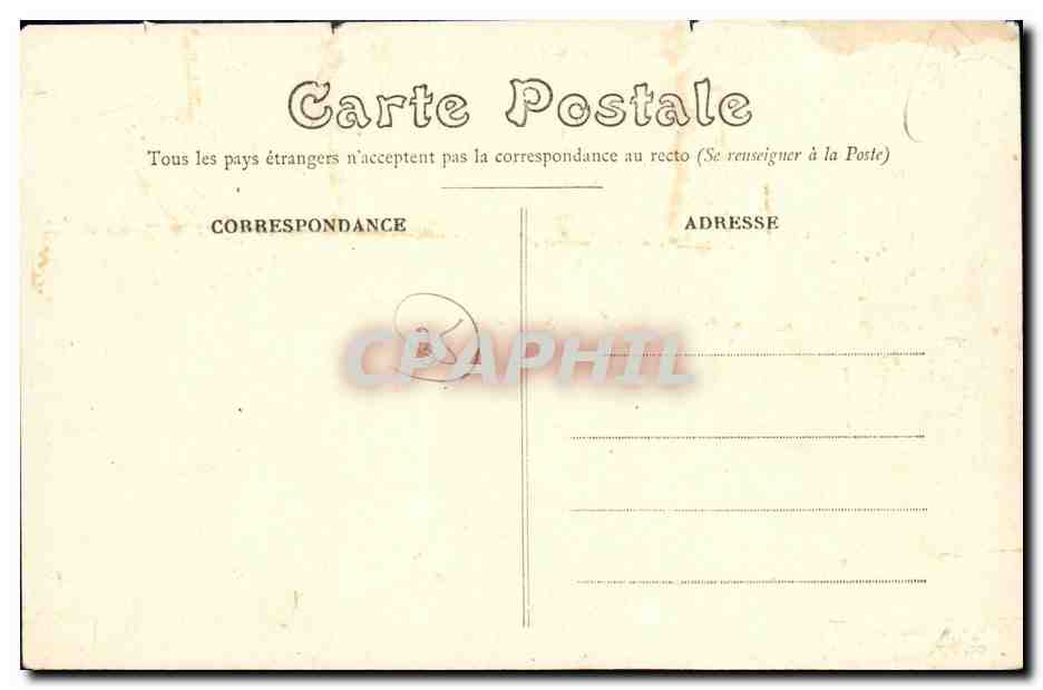 CPA St Ouen de la Rouerie Le Chateau de la Rouerie — Verso