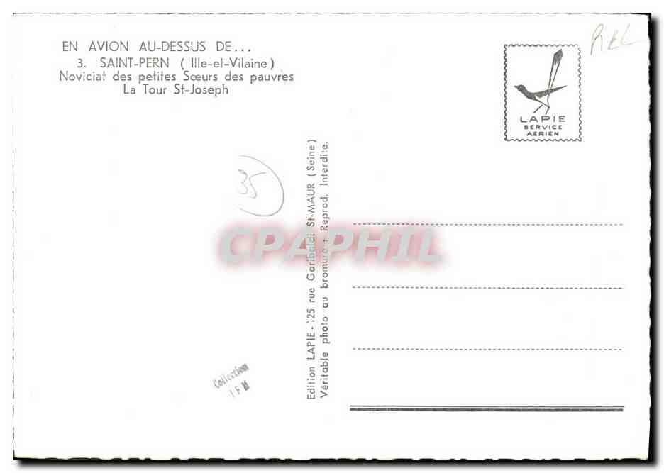 Saint-Pern (Ille-et-Vilaine) — Noviciat des petites Sœurs des pauvres — Édition Lapie — Reverso