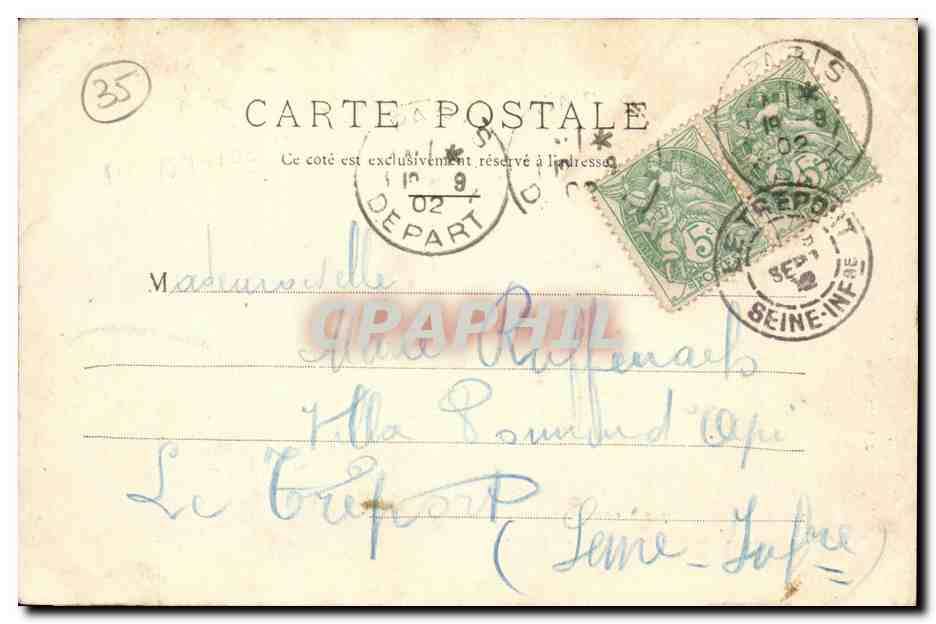 Saint-Servan — Vue générale — J.T. édit., Paris, N° 81 — Reverso