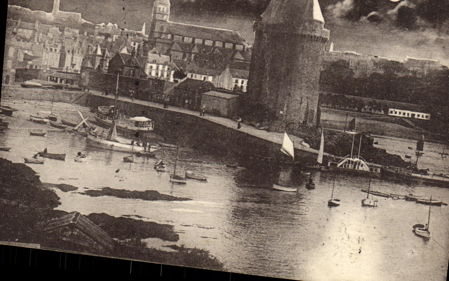 Saint-Servan-sur-Mer — Le Pert au Clair de Lune — Côte d'Émeraude, éditeur inconnu, n°35