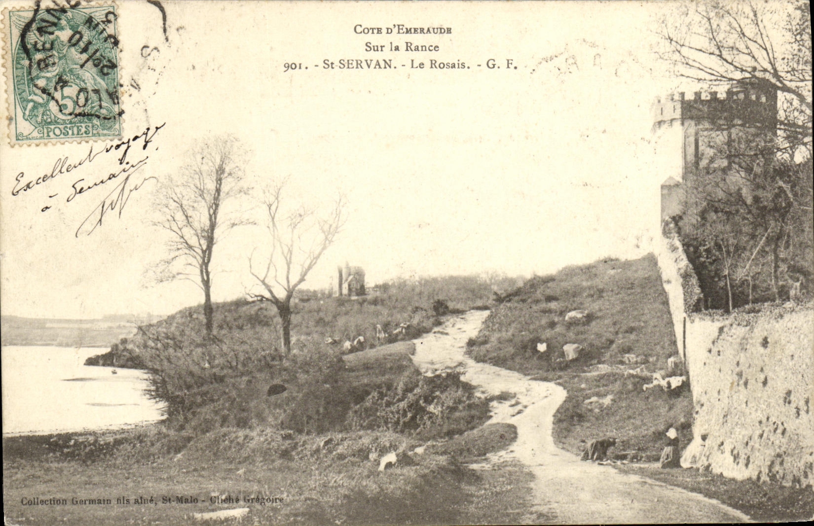 Côte d'Émeraude — Sur la Rance — St-Servan — G. F.