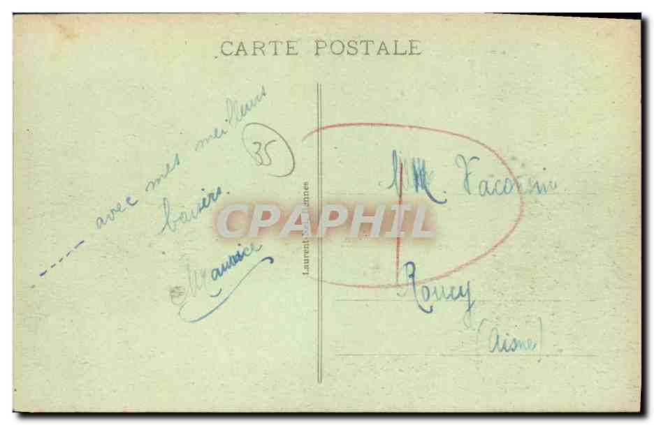 St-Servan-sur-Mer — Le Port à basse mer et Embouchure de la Rance — Côte d'Émeraude, n°2502 — Rückseite