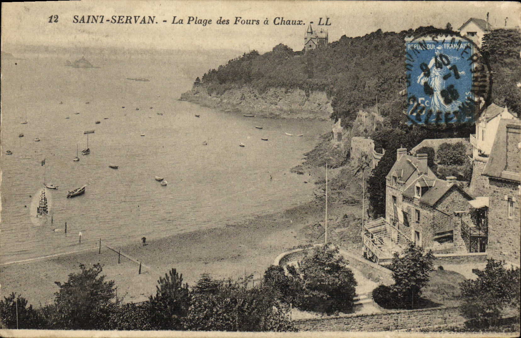 Saint-Servan - La Plage des Fours à Chaux - LL