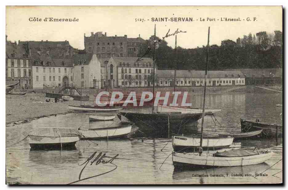 Saint-Servan - Le Port - L'Arsenal - G. F. - Côte d'Émeraude