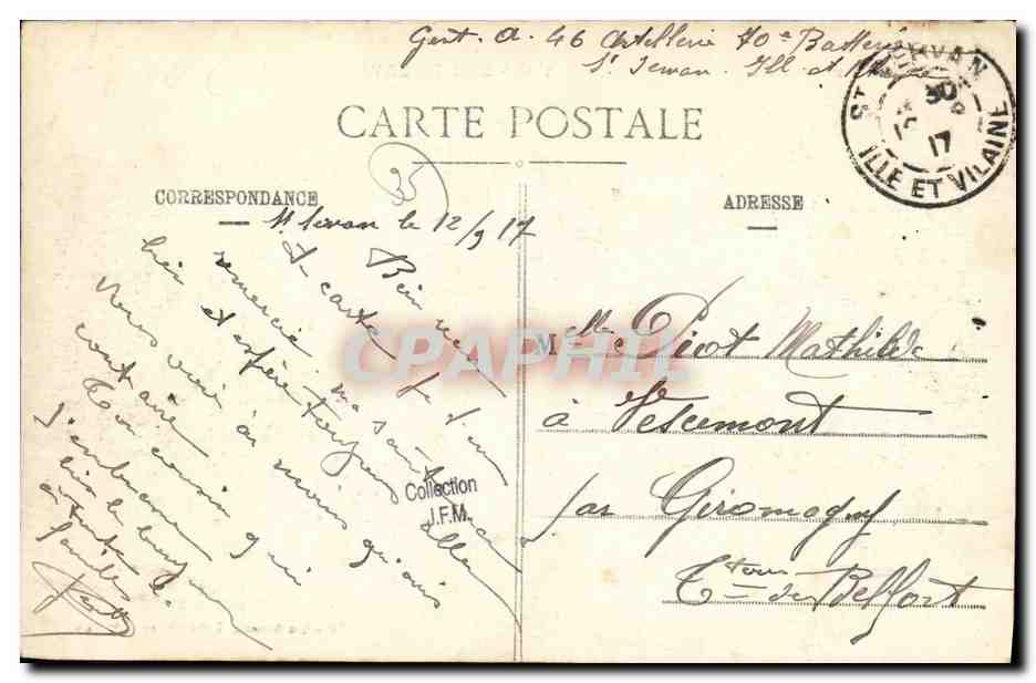 Saint-Servan - Le Port - L'Arsenal - G. F. - Côte d'Émeraude — Rückseite