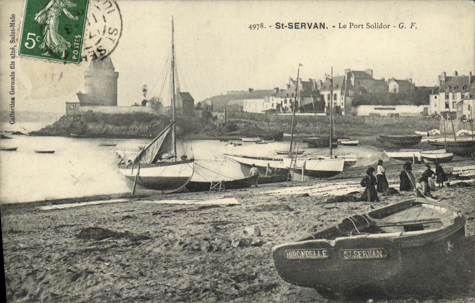 St-Servan - Le Port Solidor - G. F. - Collection Germain fils, Saint-Malo