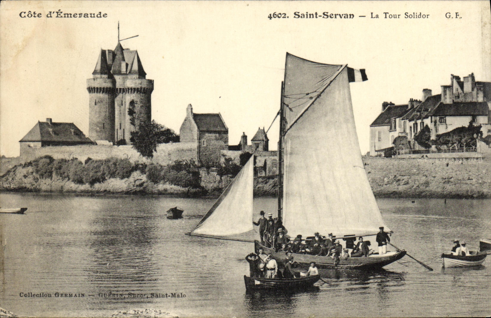 Saint-Servan — La Tour Solidor — G.F. — Collection GERMAIN — GUÉRIN, Sucor, Saint-Malo