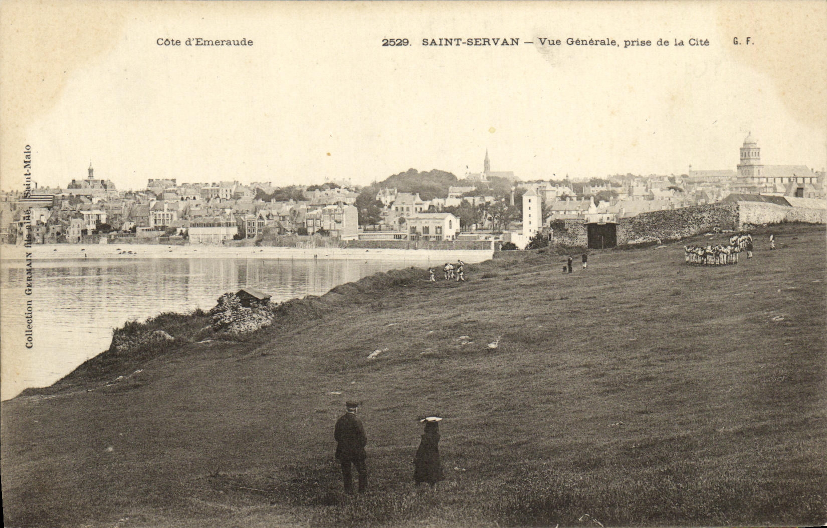 Saint-Servan — Vue Générale, prise de la Cité — G.F. n°2529