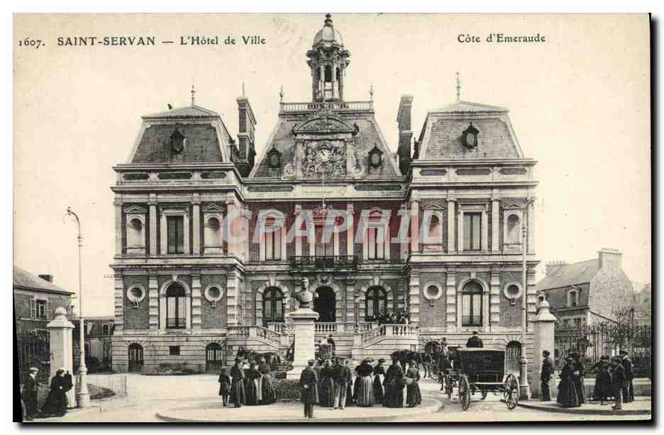 CPA Saint Servan L Hotel de Ville