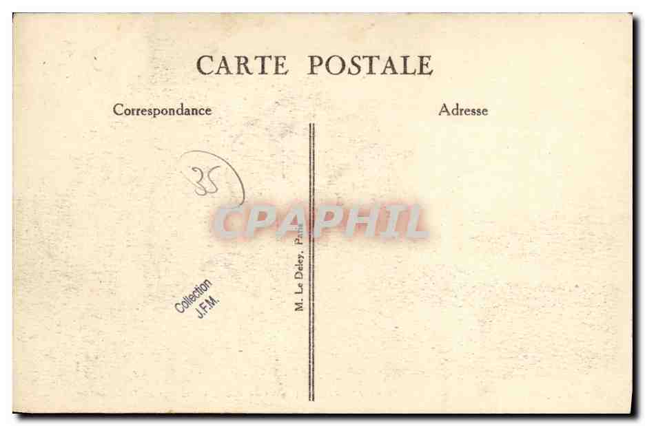 CPA Saint Servan Hopital du Rosais Interieur de la Chapelle — Rückseite