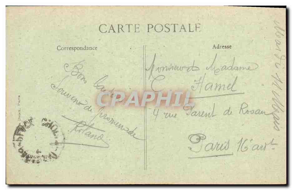 CPA Saint Servan Le Pont Roulant Peche Bateau Barque — Rückseite