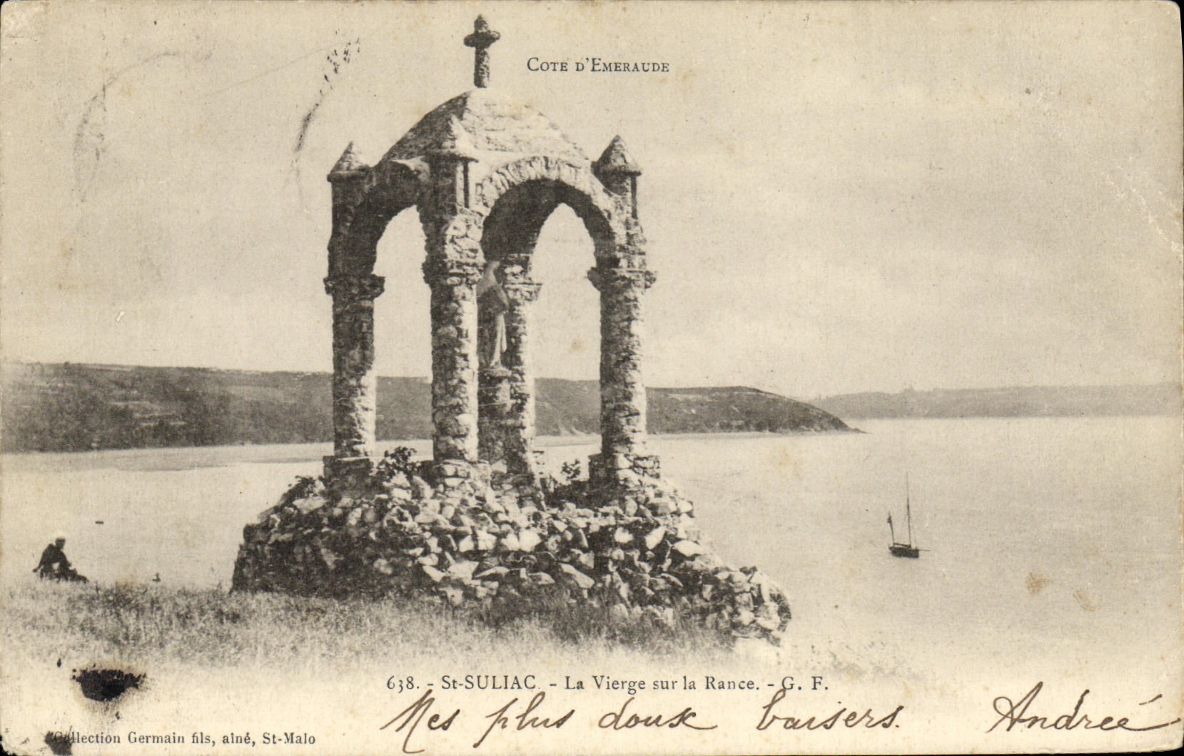 St-Suliac - La Vierge sur la Rance — G. F. / Germain fils, St-Malo