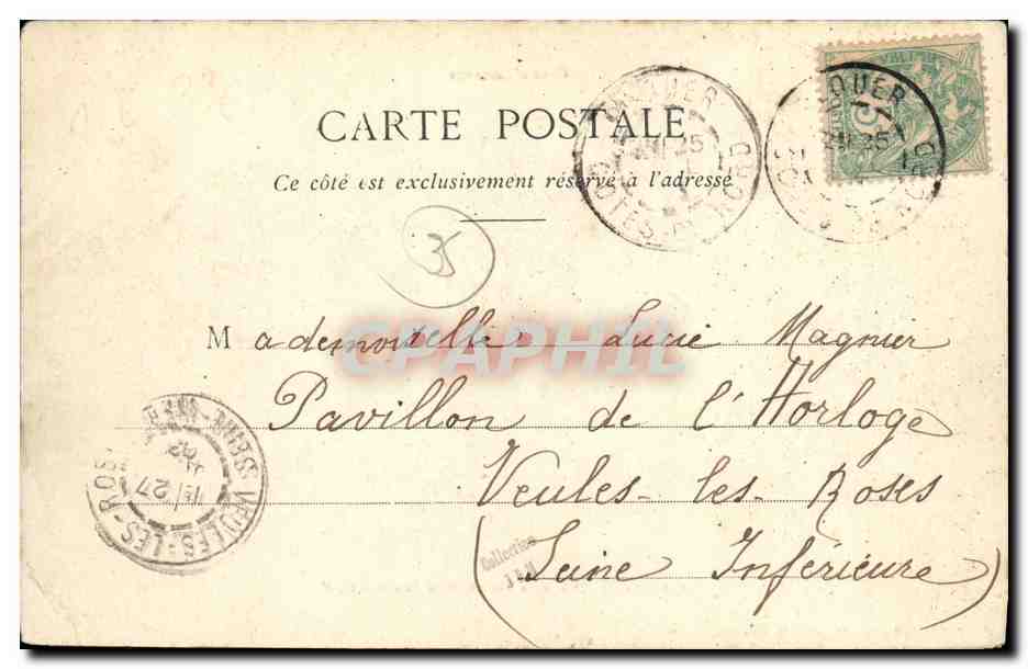 St-Suliac - La Vierge sur la Rance — G. F. / Germain fils, St-Malo — Verso