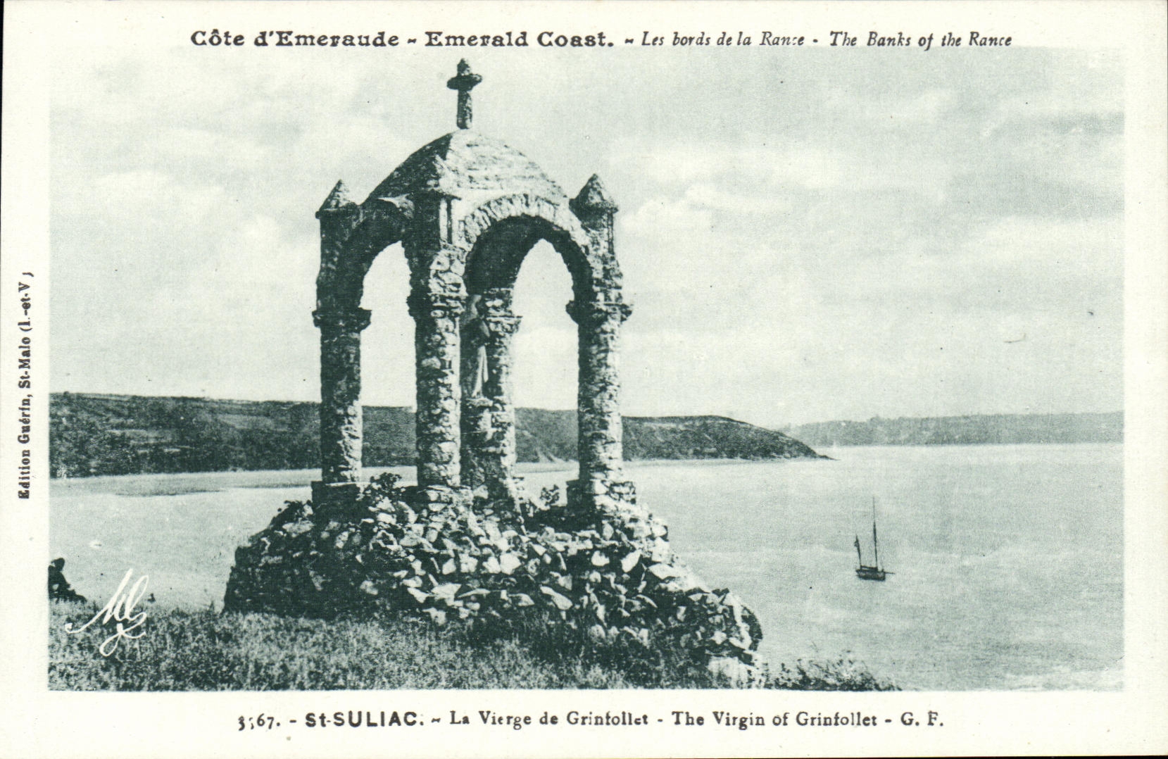 St-Suliac - La Vierge de Grinfollet - Édition Guérin, St-Malo (n° 367)