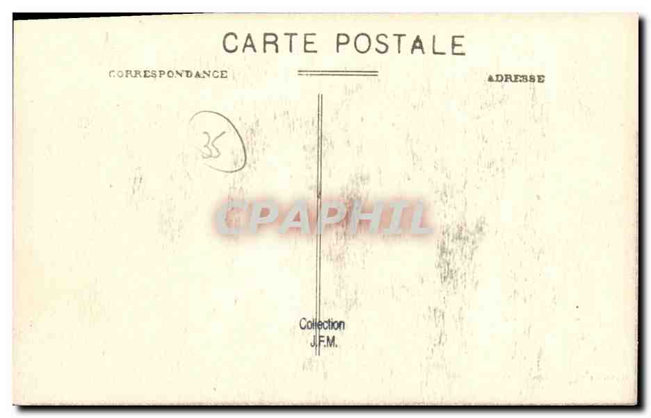 CPA St Suliac Les Bords de La Rance Vue Generale et la Plage — Verso