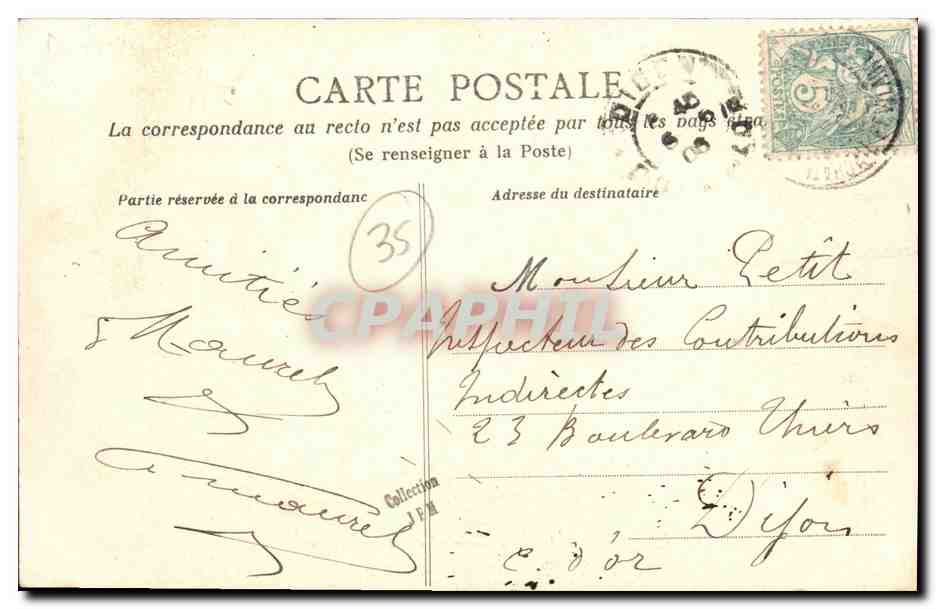 Saint-Suliac — Les Bords de la Rance — Vue générale — HLM, n°88 — Verso