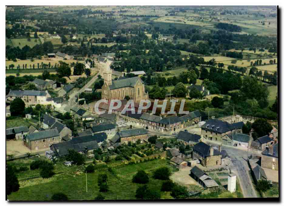 CPM Tinteniac Vue generale aerienne