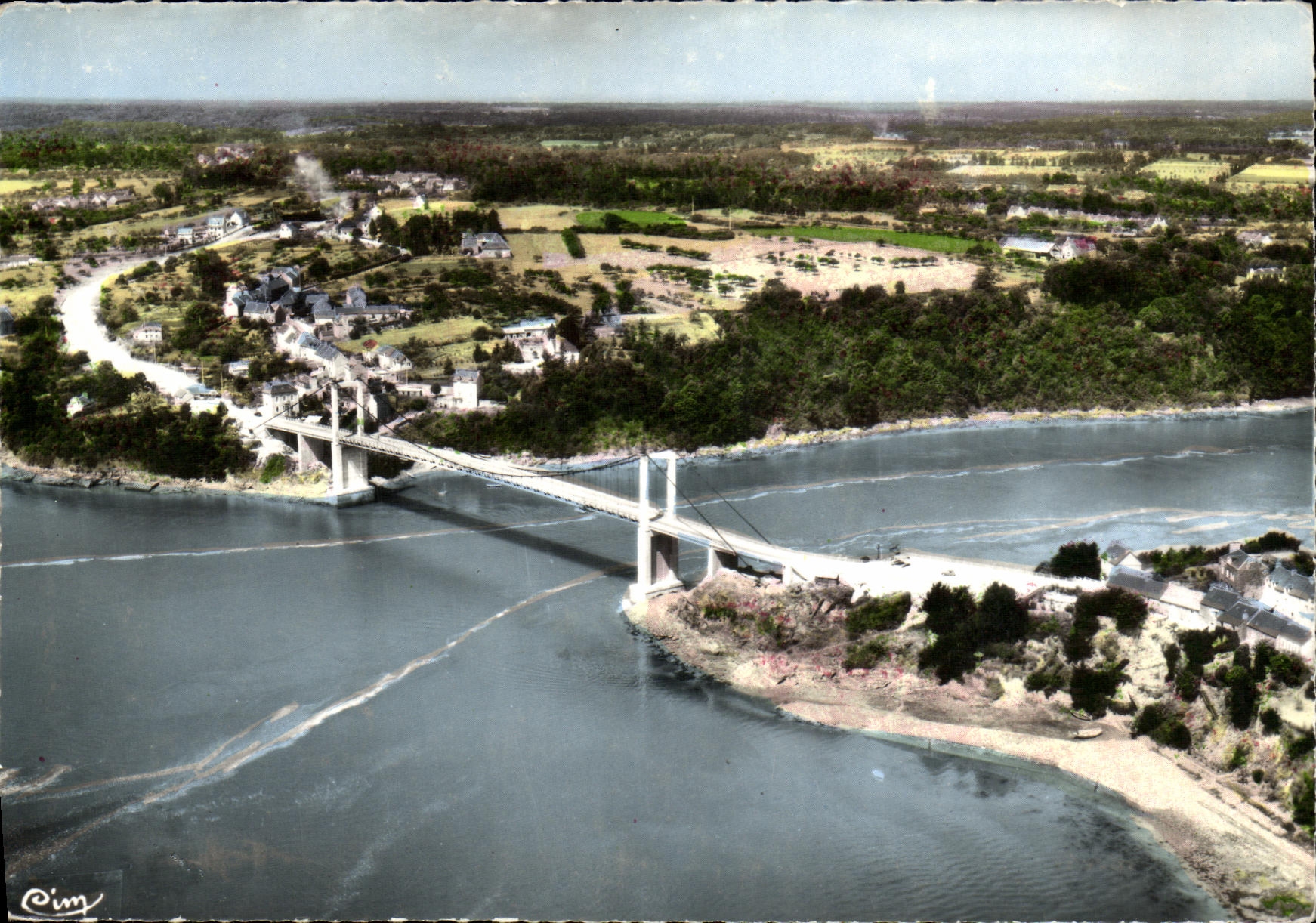 La Ville-ès-Nonais (I.-et-V.) — Les bords de la Rance, Le Nouveau Pont suspendu — C.I.M.