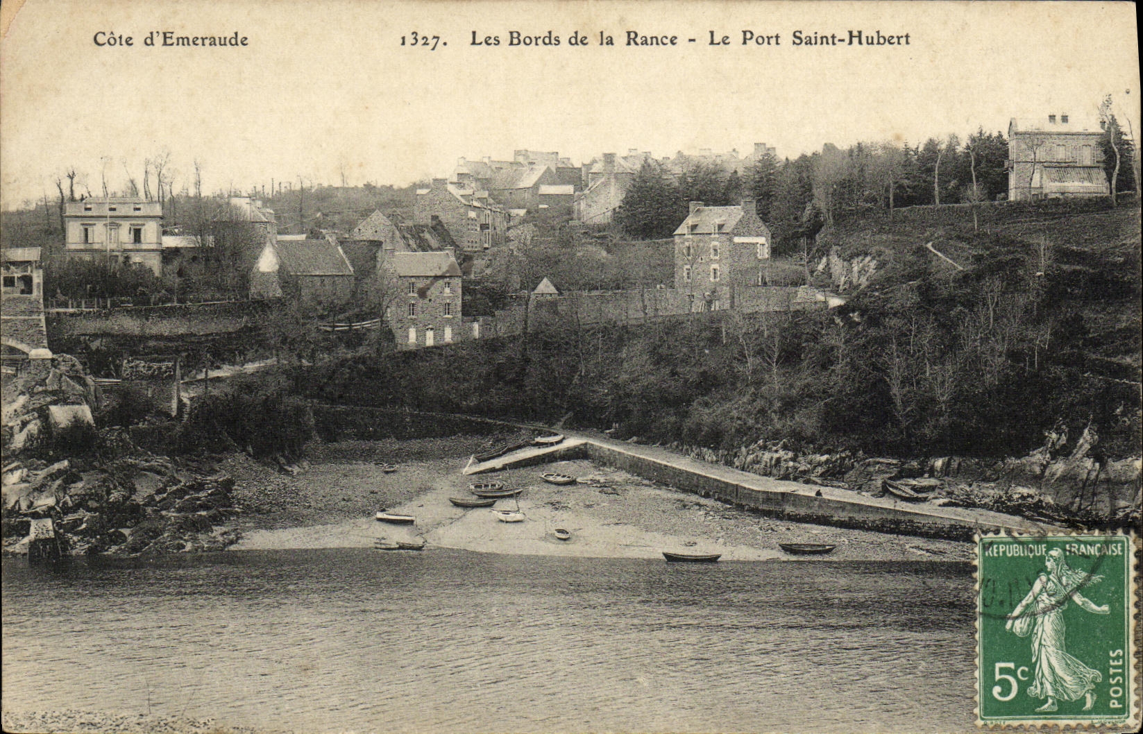 CPA Les Bords de la Rance Le Port Saint Hubert
