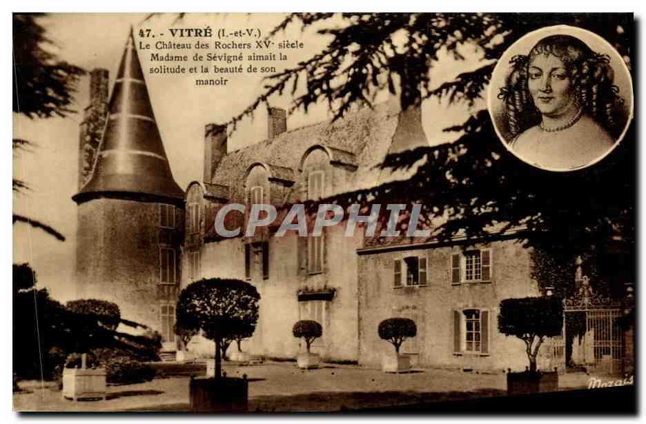 Vitré (Il.-et-V.) — Schloss der Rochers, 15. Jahrhundert — Verlag Nozals, Nantes