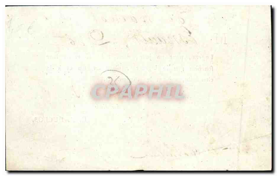 Document historique M Esnault logera deux soldats Rue du Rachat Vitre Ile et Villaine 26 juin 1848 Suclos  — Verso