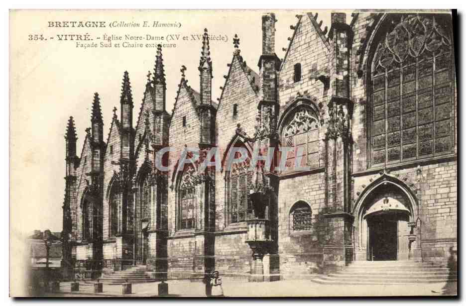 Vitré — Kirche Notre-Dame (15. und 16. Jahrhundert) — Sammlung E. Humonie, n° 354