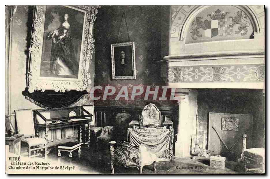 Château des Rochers — Chambre de la Marquise de Sévigné — VITRÉ